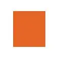 DEKORATIONSFARBE MITTLERE FRONTPLATTE ORANGE D102