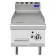 GAS-GRILLPLATTE MIT GLATTER INOX-GRIDDLEPLATTE - Mod. CV7I4IEC - Leistung: 7 kW - Produktmaße (B x T x H): 40 X 70 X 54,7 - CE Kennzeichnung