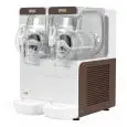 MASCHINE FÜR CREMESPEISEN UND SORBETTE - Mod B-CUBE 6/2 SMART - 2 Behälter - 1 Kompressor - Fassungsvermögen 6 + 6 Liter - Abmessungen cm B 39 x T 52 x H 49