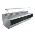 Lebensmittel-kühltheke - Mod BARKLY - Statische kühlung - Temperaturbereich °C -1/+10 - Tiefe der auslagefläche: 63 cm