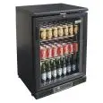 KÜHLVITRINE AUS LACKIERTEM BLECH UND ALUMINIUM - FÜR GETRÄNKE - Mod. G-BC1PB - UMLUFTKÜHLUNG - KAPAZITÄT: 140 LITER - 1 GLASTÜR - TEMPERATUR: +2°/+8°C - Abmessungen in cm (B x T x H): 60,2 x 53,5 x 92 - EG NORM