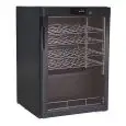 WEINKÜHLSCHRANK - Mod. G-BJ118 - Kapazität für Flaschen: 24 x 0,75 Liter - Unterschiedliche Temperatur je nach Regal - Temperatur +5/+18 °C - Leistung W 77 - Einphasige Stromversorgung 230V/1/50Hz - Produktmaße (BxTxH) cm 60 x 60,3 x 86 - CE-Norm