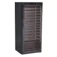 WEINKÜHLSCHRANK - Mod. G-BJ308 - Kapazität für Flaschen: 72 x 0,75 Liter - Unterschiedliche Temperatur je nach Regal - Temperatur +5/+18 °C - Leistung W 100 - Einphasige Stromversorgung 230V/1/50Hz - Produktmaße (BxTxH) cm 60 x 60,3 x 156 - CE-Norm
