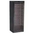 WEINKÜHLSCHRANK - Mod. G-BJ408 - Fassungsvermögen Flaschen N. 96 von 0,75 Litern - Unterschiedliche Temperaturen für jeden Regalboden - Temperatur +5/+18 °C - Leistung W 112 - Einphasenstromversorgung 230V/1/50Hz - Produktmaße (BxTxH) cm 60 x 60,3 x 186 -