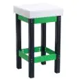 Hackklotz aus polyethylen mit Polyethylene Hocker Euroceppi