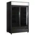 KÜHLSCHRANK AUS LACKIERTEM STAHL - FÜR GETRÄNKE - BELÜFTET - Mod EN1300X2IEUN B - KAPAZITÄT Lt 1057 - N. 2 SCHIEBEGLASTÜREN - TEMPERATUR 0/+10°C - PRODUKTMAßE (BxTxH) cm 133 x 70 x 202,3 - CE-NORM
