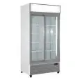 Getränkekühlschrank - Stahlblech - Umluftkühlung - Mod. EN801X2IEUN - Nutzvolumen: 607 Liter - 2 Glasschiebetüren - Temperaturberereich: 0/+10°C - Produktmaße (B x T x H): 94 x 61,5 x 198,3 - CE-Kennzeichnung