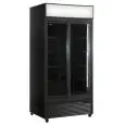 Getränkekühlschrank - Stahlblech - Umluftkühlung - Mod. EN801X2IEUN B - Nutzvolumen: 607 Liter - 2 Glasschiebetüren - Temperaturberereich: 0/+10°C - Produktmaße (B x T x H): 94 x 61,5 x 198,3 - CE-Kennzeichnung