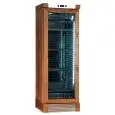 WEINKÜHLSCHRANK - Mod ENY 420 N NM - STATISCH - TEMPERATUR °C +4/+18 - N. 1 GLASTÜR - STRUKTUR AUS MITTLEREM NUSSBAUMHOLZ - BRUTTOFÜLLMENGE Lt. 382 - NETTOFÜLLMENGE Lt. 342 - LEISTUNG W 230 - SPANNUNG 220/50Hz EINPHASIG - PRODUKTMAßE (BxTxH) cm 65,5 x 63,