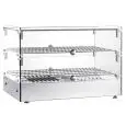 Beheizte Aufsatzvitrine - Mod CRH 55 2 - Sockel aus Edelstahl – Temperaturbereich +30°/+90°C - Maße cm B 55,5 x T 36,1 x H 37,9
