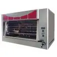 Hähnchengrill - Gas- mit Drehsystem - Mod. DELTA30P - Kapazität: 30 Hähnchen - 6 Spieße mit je 91 cm - Leistung: 13,8 Kw - Verbrauch von LPG/Flüssiggas: 1,08 Kg/h  - Produktmaße (B x T x H): 125 x 71 x 73 - CE-Norm