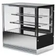 KONDITOREITHEKE - Mod LUX 2 RUZ - Ventilierte Kühlung - Gerade Frontglasscheiben - N. 2 Regale - Temperatur +2°/+10 °C - Einphasige Stromversorgung - CE-Norm