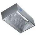 Kubische-Wand-Dunstabzughaube aus Edelstahl AISI 304 mit Motor und Geschwindigkeitsregler - Flammschutzfilter - Led lampen