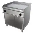 ELEKTRO-GRILLPLATTE - Mod. G7NUP2DCO - 2 Kochflächen - 1/2 GLATT + 1/2 GERILLT - Leistung: 10,8 kW - Produktmaße in cm (BxTxH): 80 x 70 x 85 - EG-Norm