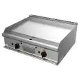 GAS-GRILLPLATTE, TISCHGERÄT - Mod. G7NUQ2DDN - GLATTE GRILLPLATTE - 2 Kochflächen - Leistung: 12 kW - Produktmaße in cm (BxTxH): 80 x 70 x 27 - EG-Norm