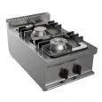 GAS-KOCHFELD - Mod. G7GWRG2DD2M - 2 Flammen- Leistung: 9 kW - Produktmaße in cm (BxTxH): 35 x 70 x 27 - EG-Norm