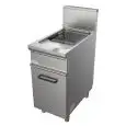 GAS-FRITTEUSE - LINIE EASY - Mod. G7JUM1V17 - 1 Frittierbecken: 17 Liter Öl - Leistung: 16,5 kW - Produktmaße in cm (BxTxH): 40 x 70 x 85 - EG-Norm