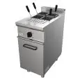ELEKTRO-NUDELKOCHER - Mod. G7MUO1V40 - 1 Becken (28 Liter) - 1 neutraler Unterbau mit Tür - Leistung: 7 kW - Produktmaße in cm (BxTxH): 40 x 70 x 85 - EG-Norm