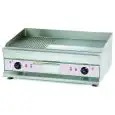 ELEKTRO-GRILLPLATTE-TISCHGERÄT - Mod EG750M - 1/2 gerillte & 1/2 glatte GRILLFLÄCHE - LEISTUNG 6 kW - Kochfläche cm B 74,6 x T 39,8 - DREIPHASIGE Stromversorgung