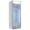 Tiefkühlschrank - Stahl - FÜR GETRÄNKE - STATIONÄR MIT RÜHRWERK - Mod GXI270E - KAPAZITÄT Lt 270 - N. 1 GLASTÜR - TEMPERATUR 0/+10°C - PRODUKTMAßE (BxTxH) cm 54 x 57 x 156 - CE-NORM