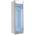 Tiefkühlschrank - Stahl - FÜR GETRÄNKE - STATIONÄR MIT RÜHRWERK - Mod GXI390E - KAPAZITÄT Lt 390 - N. 1 GLASTÜR - TEMPERATUR 0/+10°C - PRODUKTMAßE (BxTxH) cm 60 x 65,5 x 195 - CE-NORM