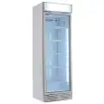 Tiefkühlschrank - Stahl - FÜR GETRÄNKE - STATISCH MIT RÜHRWERK - Mod GXI450E - FASSUNGSVERMÖGEN LT 450 - 1 GLASTÜR - TEMPERATUR 0/+10°C - PRODUKTMAßE (BxTxH) cm 65 X 60 X 195 - CE-ZERTIFIZIERT