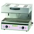 SALAMANDER - Mod EMH800S - DREIPHASIG - Leistung kW 5,6 - Abmessungen der Grillfläche in cm L79 x T33
