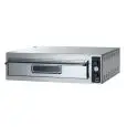 ELEKTRO-PIZZAOFEN MIT MECHANISCHER BEDIENUNG - Mod. BIG 4 - 1 Backkammer - Schamottsteinboden oder Backkammer in Vollschamott - Backkammermaße in cm (BxTxH): 70 x 70 x 15 - 1 Backkammer für 4 Pizzen:Ø cm 30/34) - Leistung: 5,6 kW - CE Kennzeichnung
