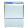 Geschirrspülmaschine - professionelle Ausführung - Edelstahl AISI 304 - Mod EVA50 - Mit Laugenpumpe - max Einschubhöhe cm 35,5 - Korbmaße (B x T): 50 x 50 cm - Spüldauer 60-120-180-240-600" - Klarspüler- und Reinigungsmittelspender - Produktmaße in cm (B 