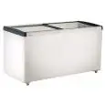 Tiefkühl- und Kühltischtruhe - Serie FRC - Statische Kühlung - Schiebeglastüren - Temperatur 0°/+10°C / 0°/-18°C