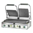KONTAKTGRILL MIT GUSSEISEN - PLATTE - ELEKTRISCH - Mod. PE 50R - doppelter gerillter Grillbereich - Grillfläche in cm: 48 x 23 - Leistung 3600 W - 230V einphasig - 230/400 V dreiphasig - CE-Kennzeichnung
