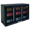 KÜHLVITRINE AUS LACKIERTEM BLECH UND ALUMINIUM - FÜR GETRÄNKE - Mod. G-BC3PS87 - UMLUFTKÜHLUNG - KAPAZITÄT: 320 LITER - 3 SCHIEBETÜREN AUS GLAS - TEMPERATUR: +2°/+8°C - Abmessungen in cm (B x T x H): 135 X 53,5 X 87 - EG-NORM