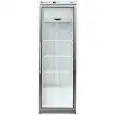 KÜHLSCHRANK AUS EDELSTAHL UND PS - BELÜFTET - ECOVENT - Mod G-ERV400GSS - ENERGIEEFFIZIENZKLASSE B - 1 GLASTÜR - FASSUNGSVERMÖGEN 300 LITER - TEMPERATUR 0°C/+8°C - PRODUKTMAßE (BxTxH) cm 60 x 60 x 186 - CE-NORM