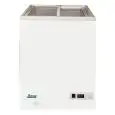TIEFKÜHLTRUHE - Mod. G-SD100S - statische Kühlung - manuelle Abtauung - Temperaturbereich: -18ºC - Nutzvolumen: 97 Liter - Produktmaße (B x T x H): 58 x 52 x 81 cm