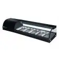 Sushi-kühlvitrine - Mod G-SSS1500 - Statisch - Temperatur 0°/+6°C - N 5 Behälter GN 1/3 h 40 mm - Produktmaße (BxTxH) cm 150 x 41,5 x 30