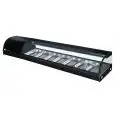 Sushi-kühlvitrine - Mod G-SSS1800 - Statisch - Temperatur 0°/+6°C - N 7 Behälter GN 1/3 h 40 mm - Produktmaße (BxTxH) cm 180 x 41,5 x 30