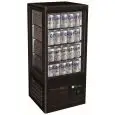 Kühlvitrine für getränke - Mod G-TCBD68B - Tischmodell - Seitenelemente und tür aus glas - Temperatur: +2°/+8°C - Nutzvolumen: 68 Liter - Produktmaße (BxTxH) cm 42,8 x 38,6 x 92,4