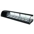 Sushi-kühlvitrine - Mod G-TS1800 - Statisch - Temperatur +4°/+8°C - N 7 Behälter GN 1/3 h 40 mm - Produktmaße (BxTxH) cm 180 x 41,5 x 30