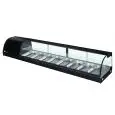 Sushi-kühlvitrine - Mod G-TS2000 - Statisch - Temperatur +4°/+8°C - N 8 Behälter GN 1/3 h 40 mm - Produktmaße (BxTxH) cm 200 x 41,5 x 30