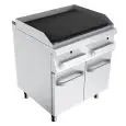 GAS- UND WASSERGRILL - Mod K7X200N - Pilotflamme - Erdgasbetrieb - Abmessungen cm B 80 x T 73 x H 90 - CE-Norm