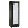 Kühlschrank - Mod GN 400 G TN BLK - Statisch mit Rührwerk - Gastronorm 2/1 (cm 65 x 53) - 1 Glastür - Kapazität 400 L - Temperatur +2°/+10° C - Maße cm B 60 x T 62,5 x H 186