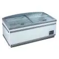 KÜHLVITRINE - Mod POLO 18 - DIGITALES THERMOMETER - AUTOMATISCHE ENTSCHLUNGUNG - KAPAZITÄT LT 630 - TEMPERATUR -18°/-21°C - PRODUKTMAßE (BxTxH) cm 185 x 85 x 79,5 - CE-Norm
