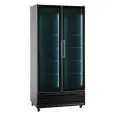 GETRÄNKEKÜHLSCHRANK - FÜR GETRÄNKE - BELÜFTET - Mod I LOOC 80 JUMBO N - KAPAZITÄT von 690 Litern - 2 GLASTÜREN - TEMPERATUR 0/+10°C - PRODUKTMAßE (BxTxH) cm 94 x 61,5 x 202,3 - CE-NORM