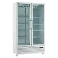 GETRÄNKEKÜHLSCHRANK - FÜR GETRÄNKE - BELÜFTET - Mod I LOOC 80 JUMBO B - KAPAZITÄT von 690 Litern - 2 GLASTÜREN - TEMPERATUR 0/+10°C - PRODUKTMAßE (BxTxH)  cm 94 x 61,5 x 202,3 - CE-NORM