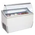Eistheke - Mod. VETRINA J 7 EXTRA - Fassungsvermögen: 317 Liter - Temperaturbereich: - 15 °C / -20 °C - Produktmaße in cm (B x T x H): 134,1 x 72,3 x 125,3 - CE-Kennzeichnung