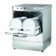 Geschirrspülmaschine - professionelle Ausführung - Edelstahl AISI 304 18/10 - Mod. J 50T - mit Laugenpumpe - Dreiphasenanschluss - max. Einschubhöhe: 32 cm - Korbmaße (B x T): 50 x 50 cm - Spüldauer: 120" - Produktmaße in cm (B x T x H): 59 x 60 x 81,4