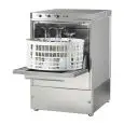 Gläserspülmaschine - Edelstahl AISI 304 18/10 - Mod. J A36 - max. Einschubhöhe: 25 cm - runder Korb: ⌀ 36 cm - Spüldauer: 120" - Produktmaße in cm (B x T x H): 42,5 x 45,5 x 66,6
