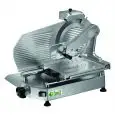 VERTIKALE AUFSSCHNITTMASCHINE - Mod K300S - Geeignet für Wurstwaren - Klinge ø 300 - Maximale Schnittbreite mm L 260 x B 200 - Feststehender Schärfer - Einphasige Stromversorgung 230V/1/50Hz