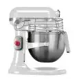 PROFESSIONELLER PLANETENMIXER KITCHENAID - WEISS - Mod K7PROW - Metallgehäuse - 1 Rührschüssel aus Edelstahl: 6,9 Liter - U/Min: 40 a 200 - Leistung: 325 W - einphasiger Anschluss: 220-240 V - Produktmaße (B x T x H): 37,1 X 28,7 X 41,9 - Schutzgitter - N