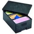 ISOTHERMISCHE BOX AUS POLYPROPYLEN FÜR SPEISEEISBEHÄLTER - ABMESSUNGEN in mm: 610x430x250h